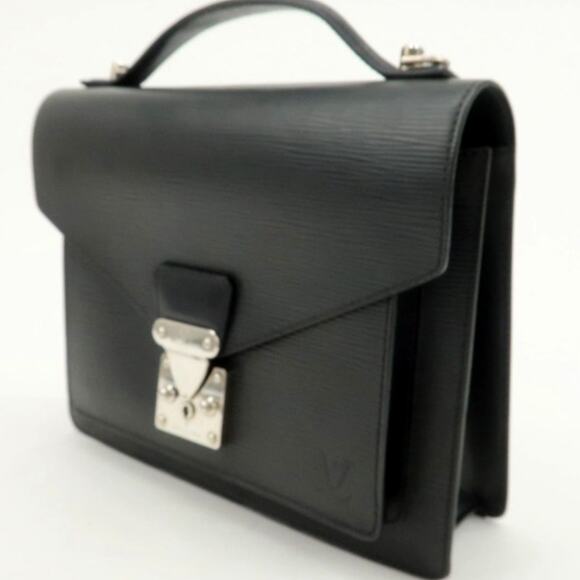 💎✨STUNNING✨💎AUTHENTIC Louis Vuitton Shoulder Bag Hand Bag Noir - Picture 2 of 15